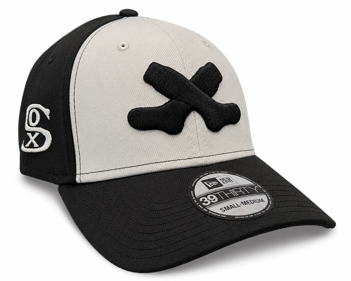Chicago White Sox 1926 New Era Black/White 39THIRTY Flex Fit Hat