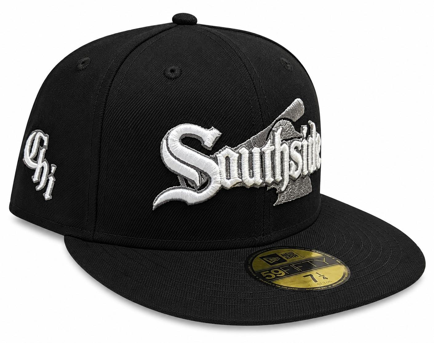 Chicago White Sox New Era Southside Batterman Black 59FIFTY Fitted Hat