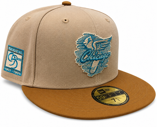 Chicago White Sox 1959 New Era 2 Tone Camel/Peanut 59FIFTY Fitted Hat