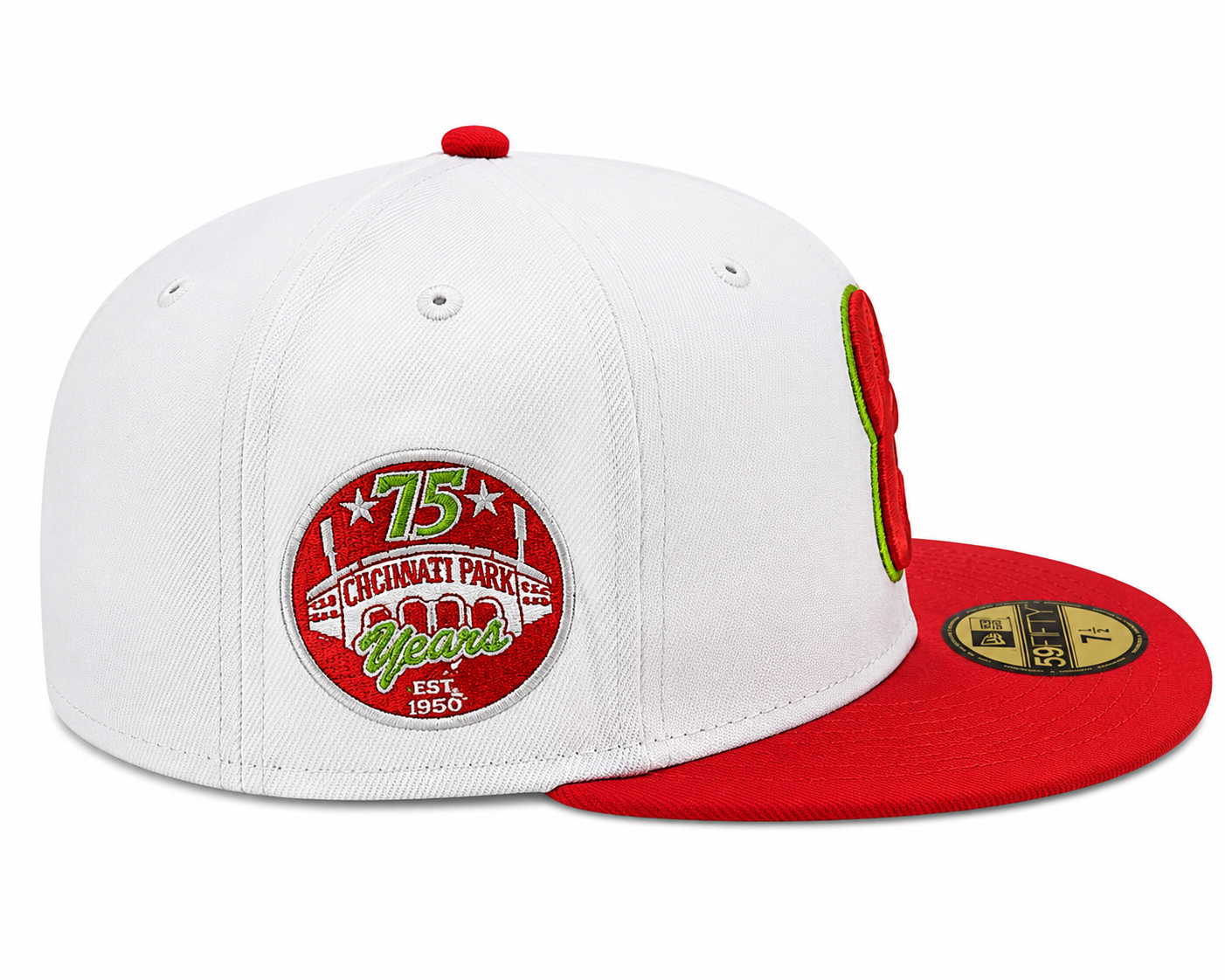 Chicago White Sox New Era White/Red/Lime 59FIFTY Fitted Hat