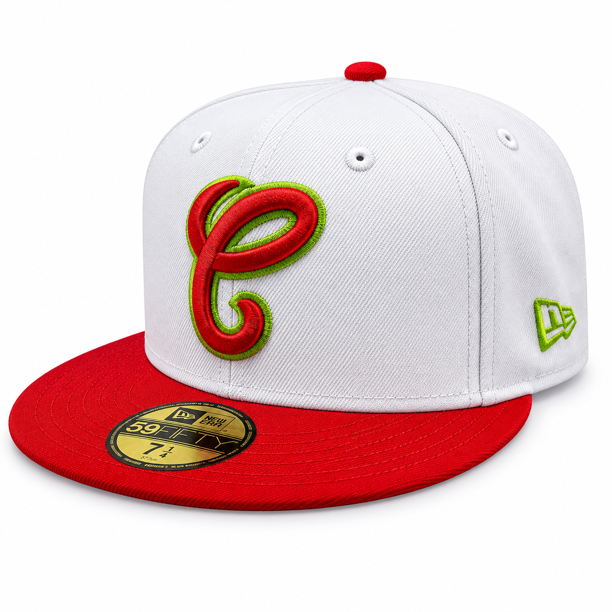 Chicago White Sox New Era White/Red/Lime 59FIFTY Fitted Hat