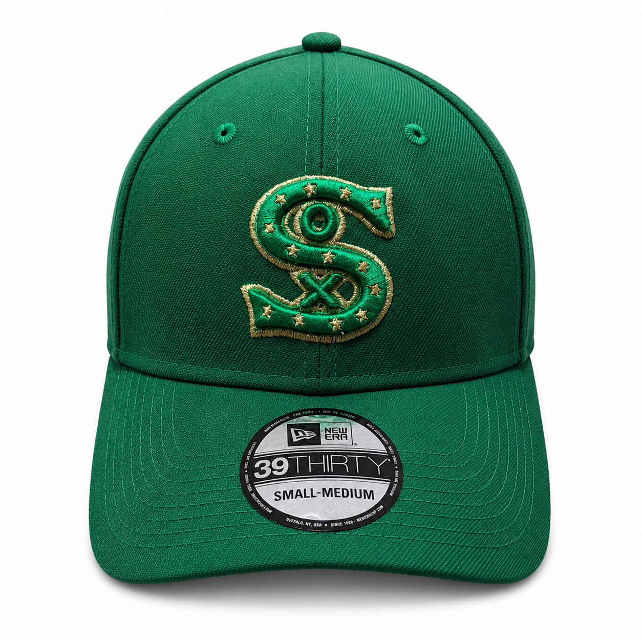 Chicago White Sox New Era 1917 Halfway To St. Patrick's Day Kelly Green 39THIRTY Flex Fit Hat
