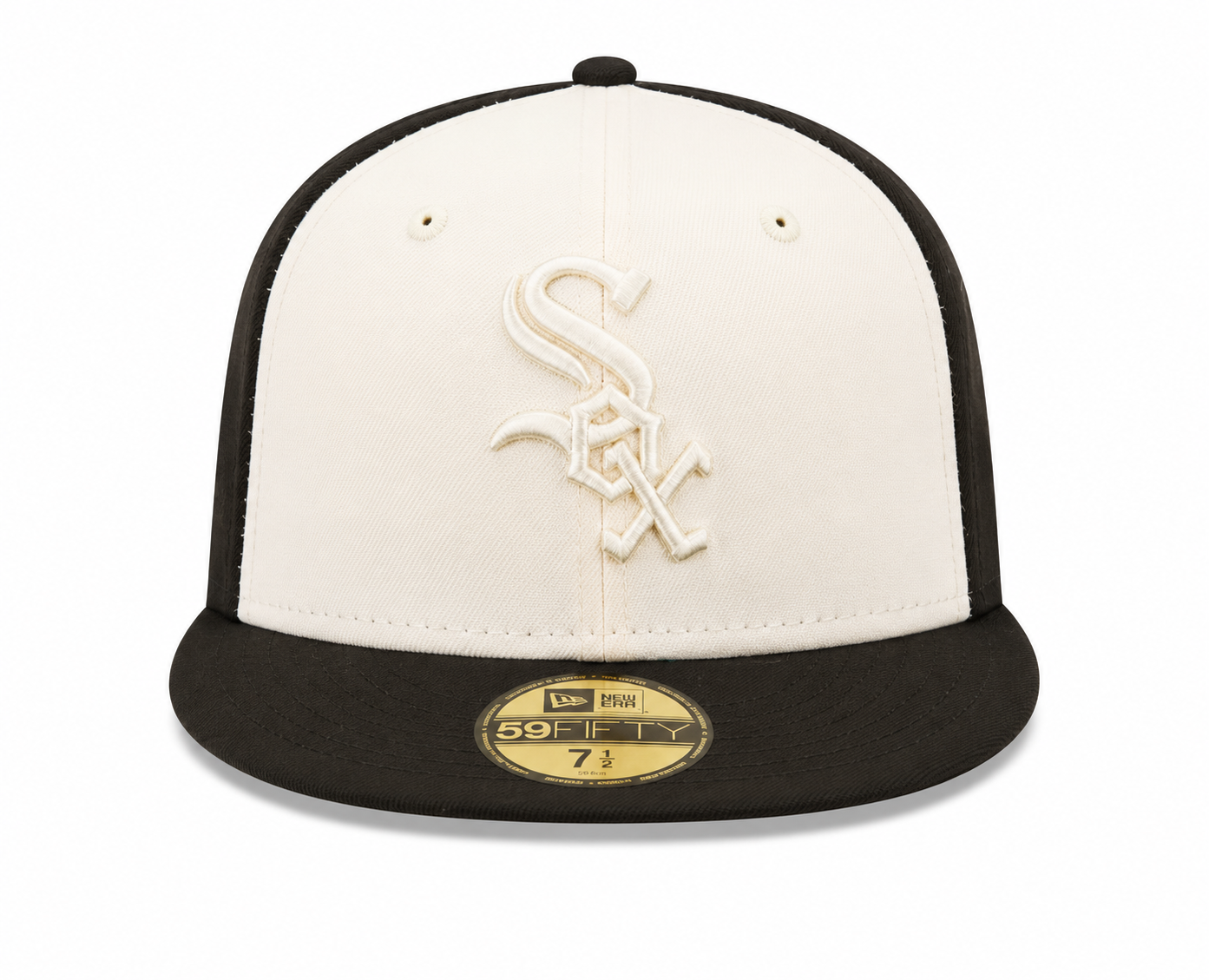 Chicago White Sox New Era Tonal Chrome/Black 2005 World Series Essential 59FIFTY Fitted Hat