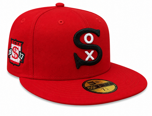 Chicago White Sox Scarlet/Black Color Reverse 1917 New Era 59FIFTY Fitted Hat