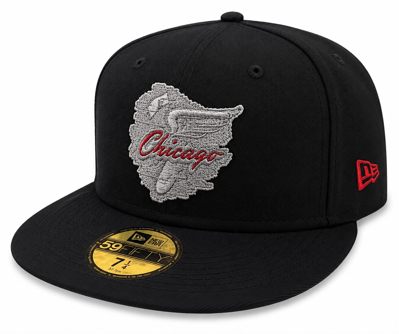 Chicago White Sox New Era Black Go Go 59FIFTY Fitted Hat