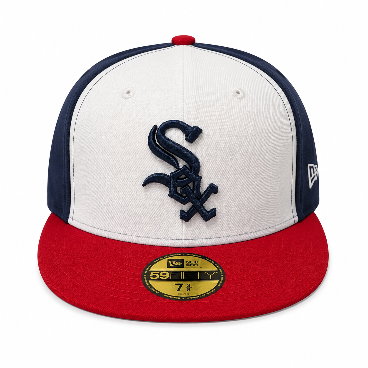 Chicago White Sox Red White Navy New Era 59FIFTY Fitted Hat