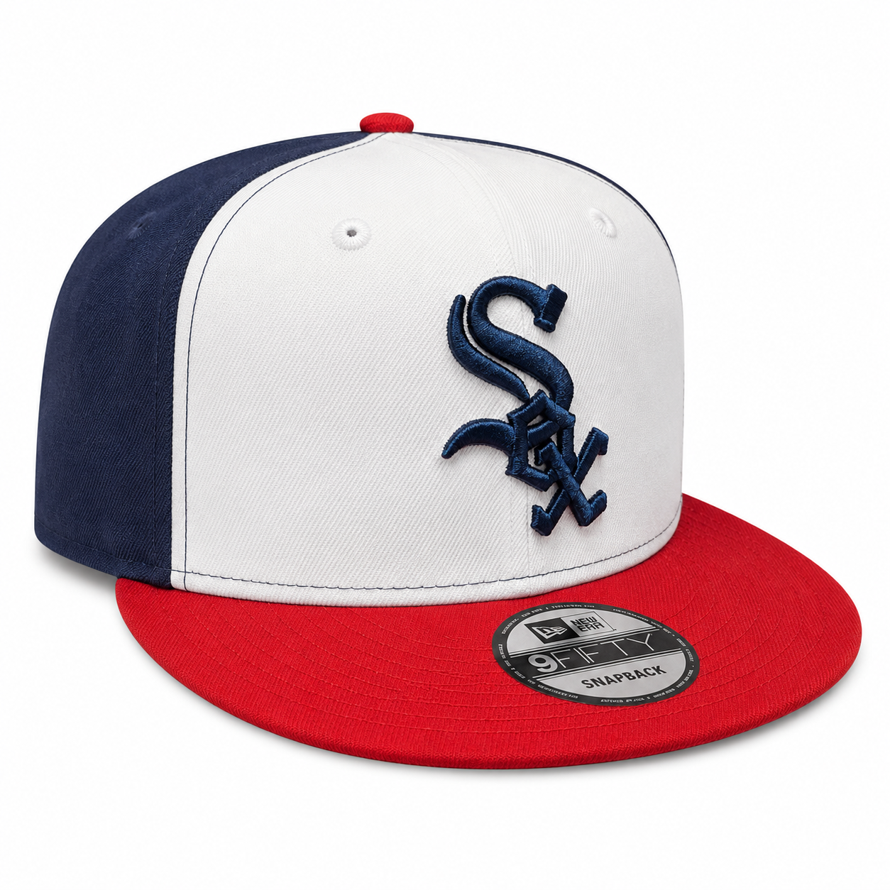 Chicago White Sox New Era Navy Red White Mashup 9FIFTY Snapback Hat