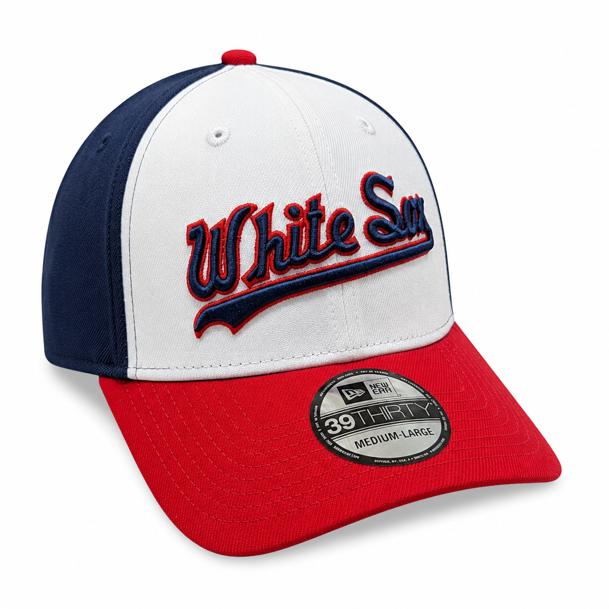 Chicago White Sox 1987 Script White/Navy/Red 39THIRTY Flex Fit New Era Hat