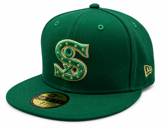 Chicago White Sox New Era Kelly Green 1917 Halfway To St. Patrick's Day 59FIFTY Fitted Hat