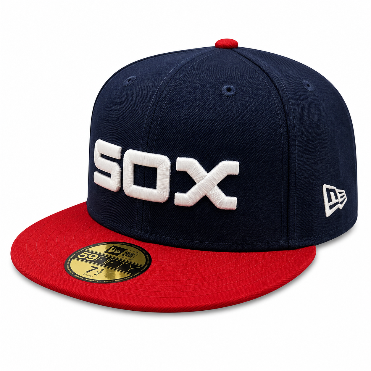 Chicago White Sox 1983 Road 75 Years Navy/Red New Era 59FIFTY Fitted Hat