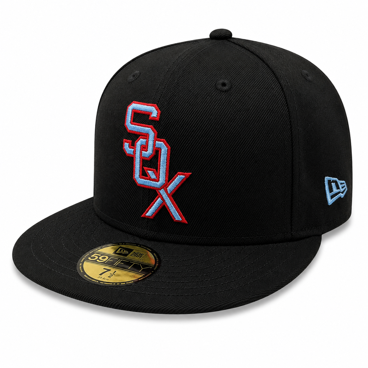 Chicago White Sox New Era 1969 Black/Sky Blue 59FIFTY Fitted Hat