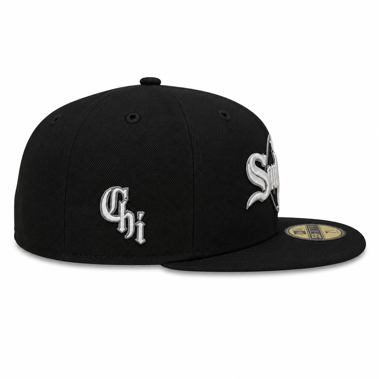 Chicago White Sox New Era Southside Diamond Black 59FIFTY Fitted Hat
