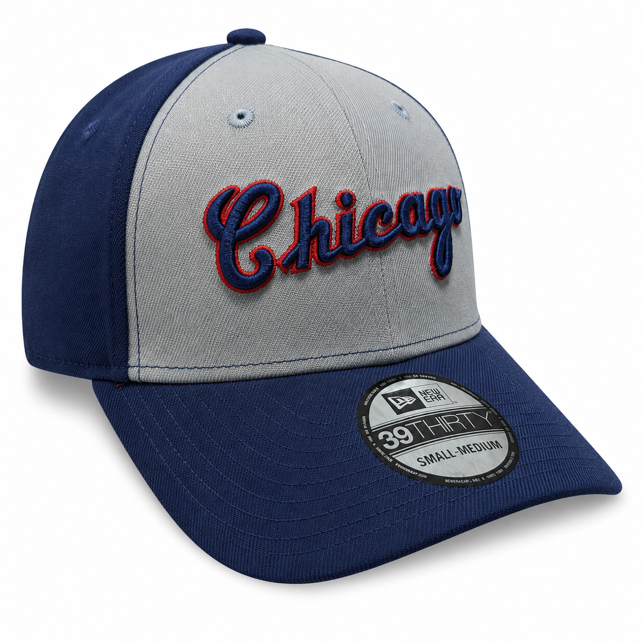 Chicago White Sox New Era 1987 Road Gray/ Navy 39THIRTY Flex Fit Hat