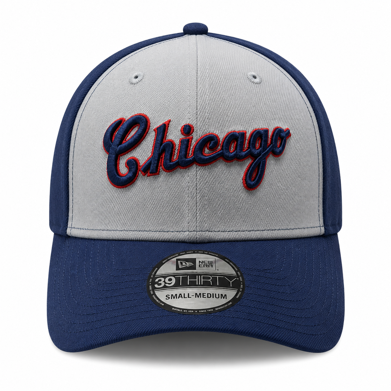 Chicago White Sox New Era 1987 Road Gray/ Navy 39THIRTY Flex Fit Hat