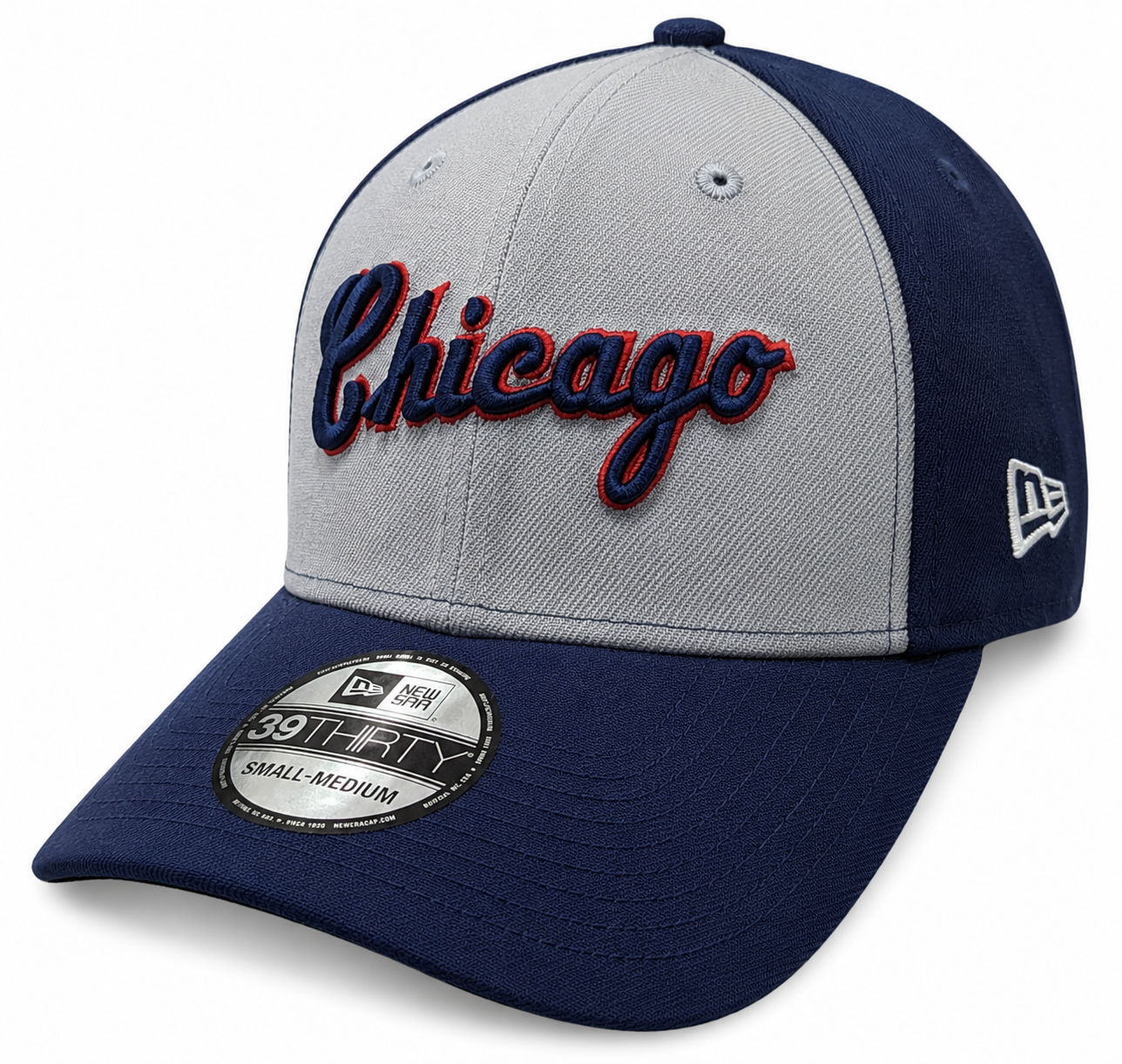Chicago White Sox New Era 1987 Road Gray/ Navy 39THIRTY Flex Fit Hat