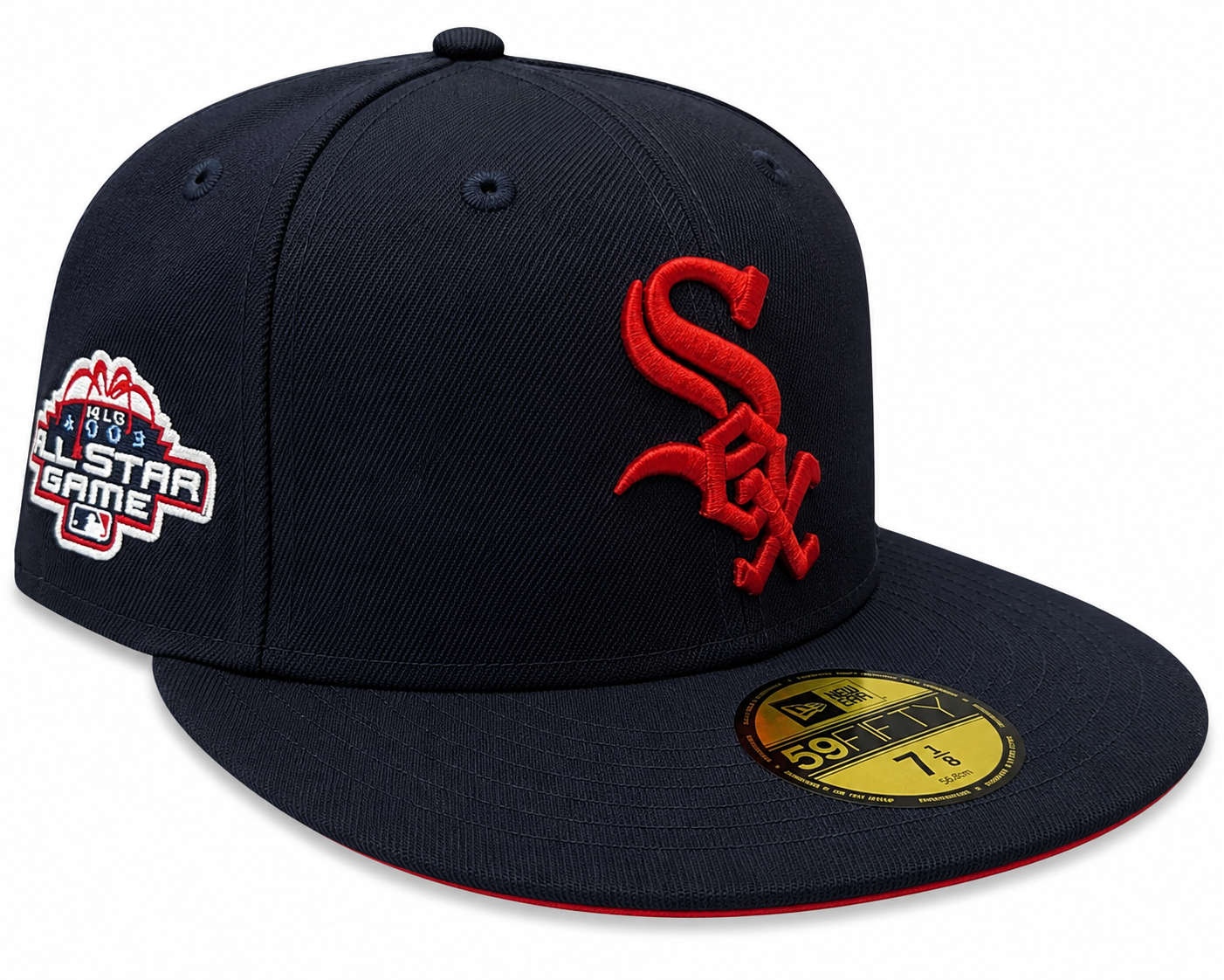 Chicago White Sox 2003 All Star Game New Era Navy Blue/Scarlet 59FIFTY Fitted Hat