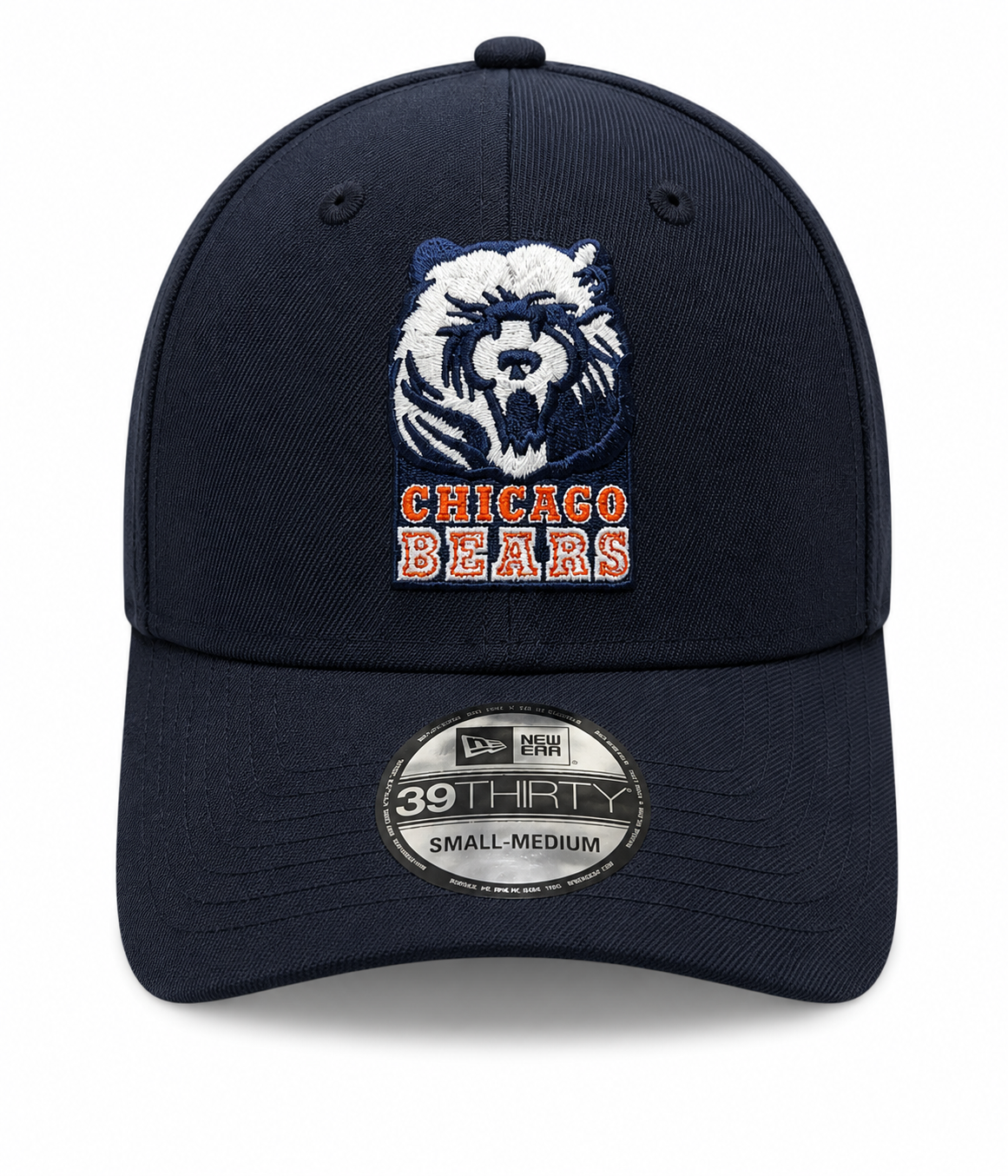 Chicago Bears New Era Gridiron Collection 1990 Classic Navy 39THIRTY Flex Hat
