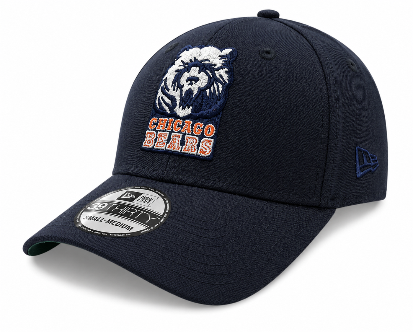 Chicago Bears New Era Gridiron Collection 1990 Classic Navy 39THIRTY Flex Hat