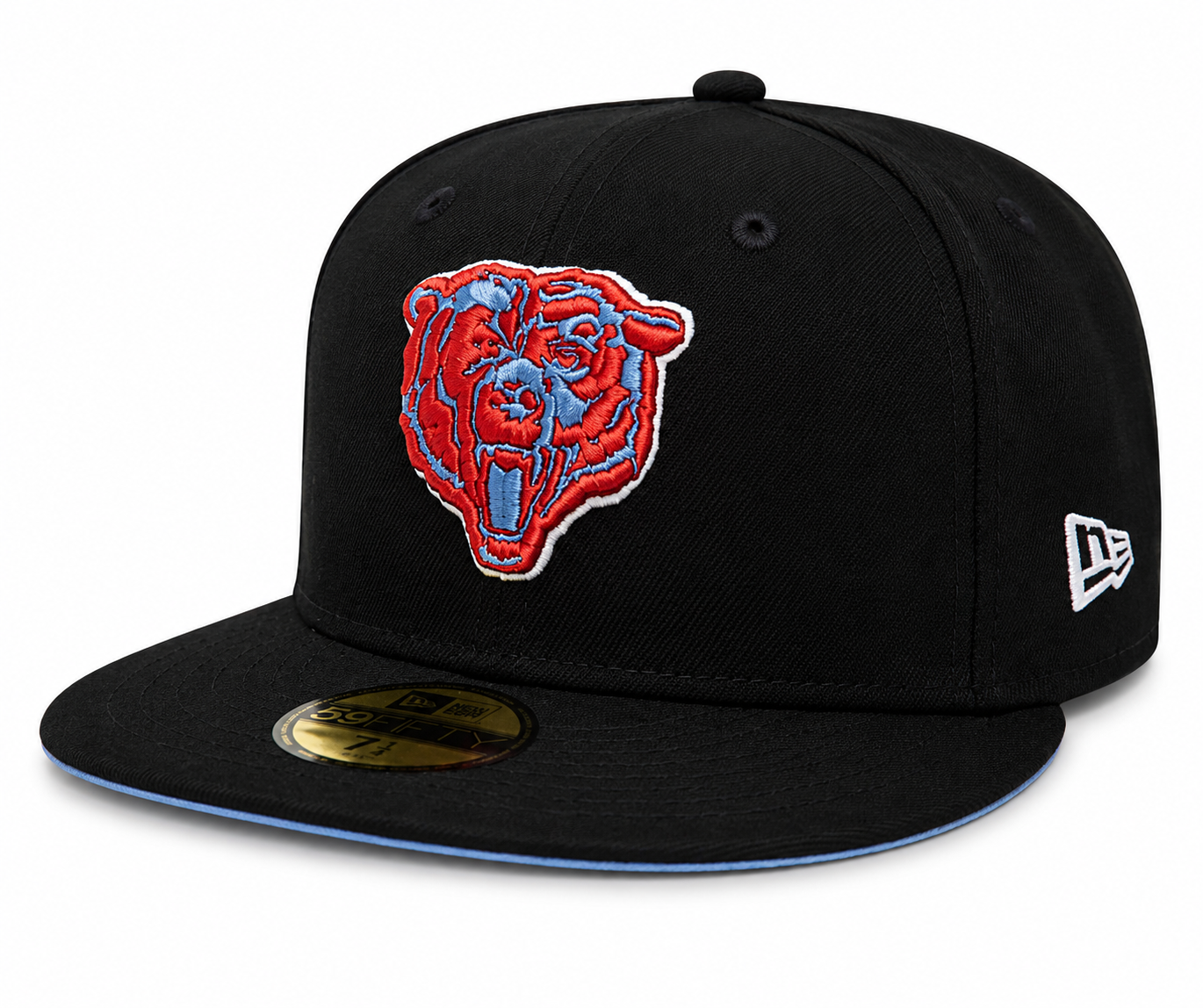 Chicago Bears Monsters of the Midway Black/Sky Blue City Vibes New Era 59FIFTY Fitted Hat