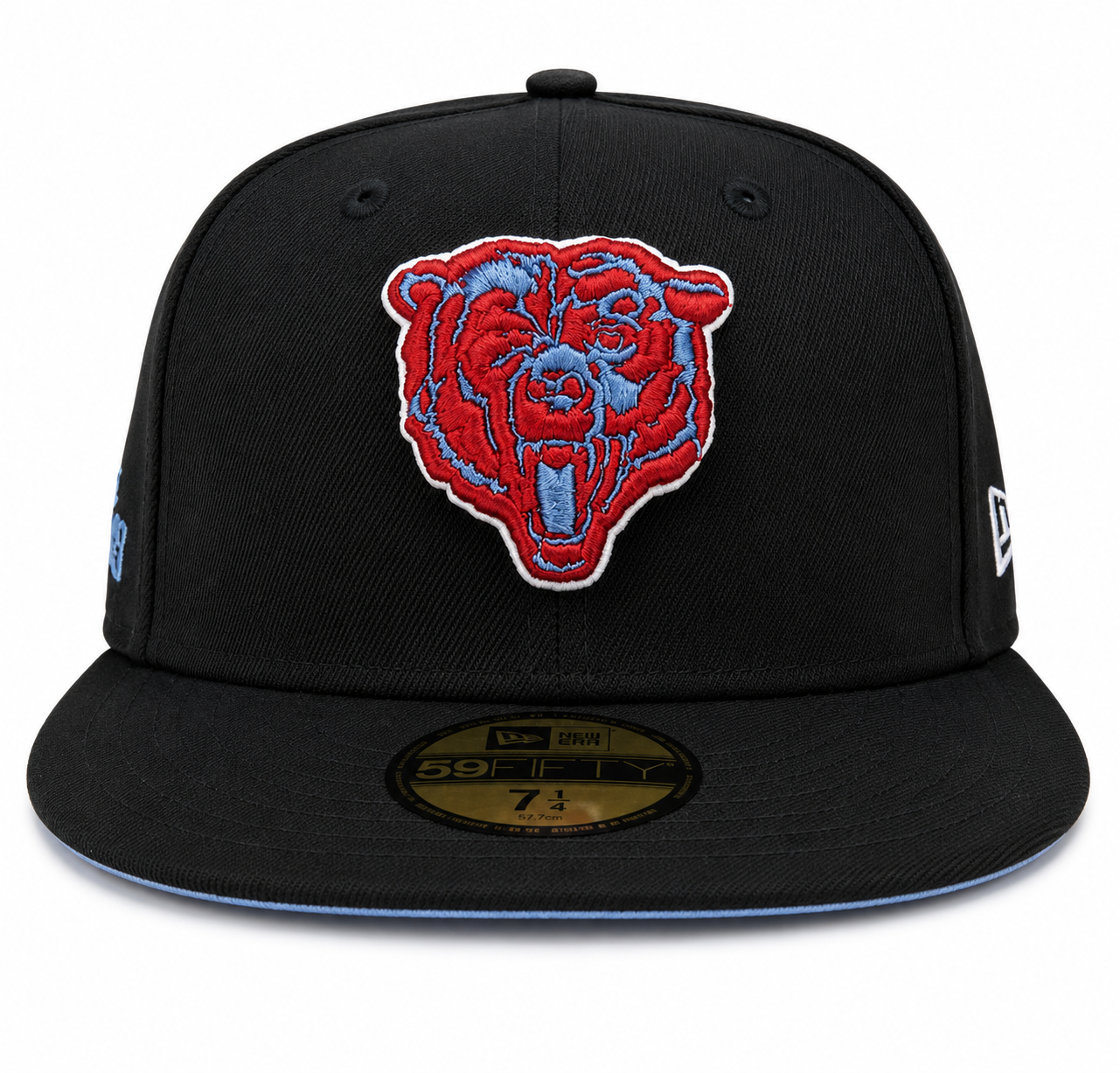 Chicago Bears Monsters of the Midway Black/Sky Blue City Vibes New Era 59FIFTY Fitted Hat