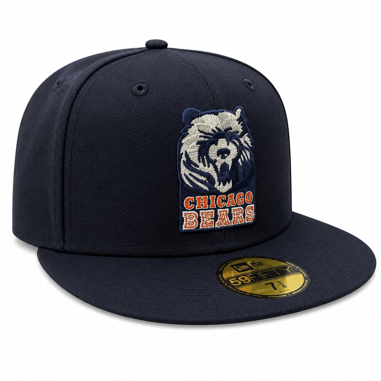 Chicago Bears New Era Gridiron Classics 1990 Navy 59FIFTY Fitted Hat