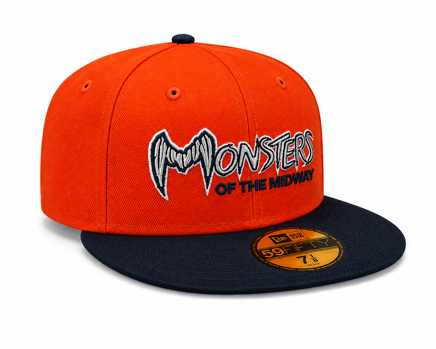 Chicago Bears New Era Gridiron Monsters 2 Tone Orange/Navy 59FIFTY Fitted Hat