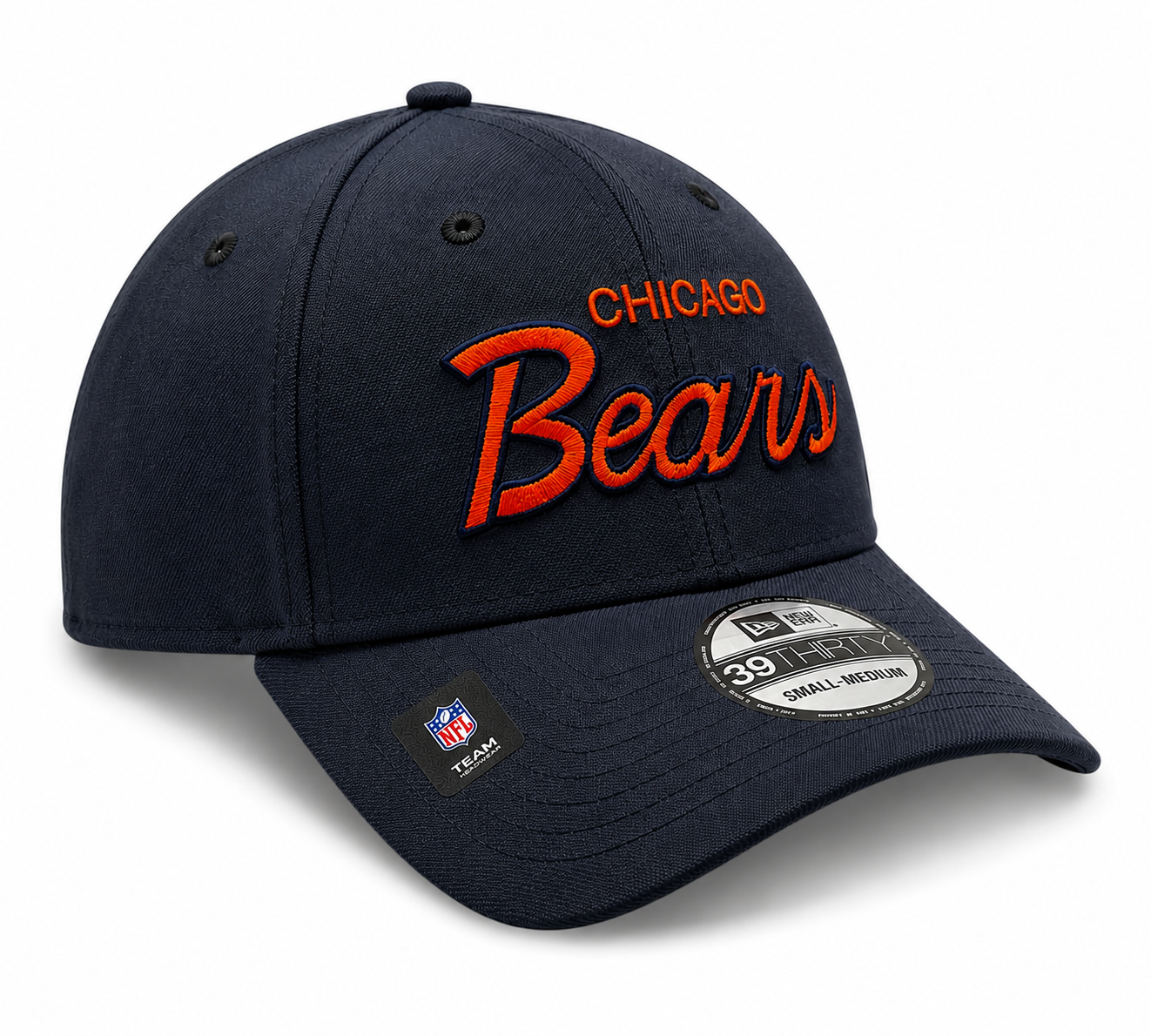 Chicago Bears New Era Griswold Deep Navy 39THIRTY Flex Hat