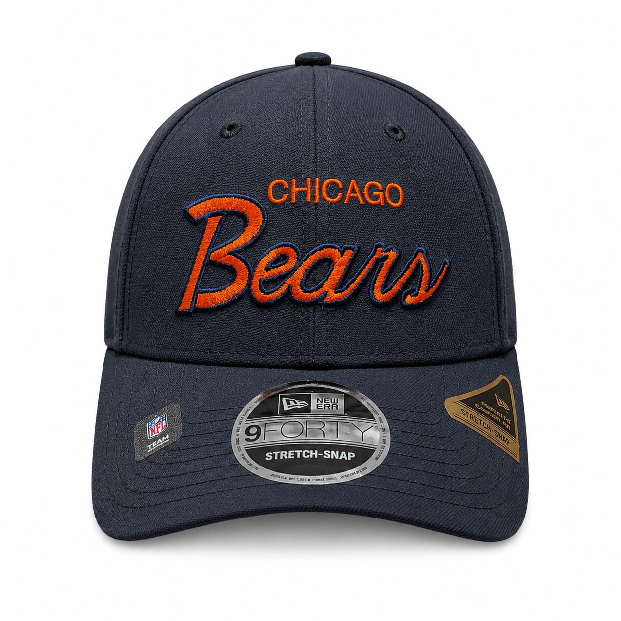 Chicago Bears New Era Griswold Deep Navy 9FORTY Snapback Adjustable Hat