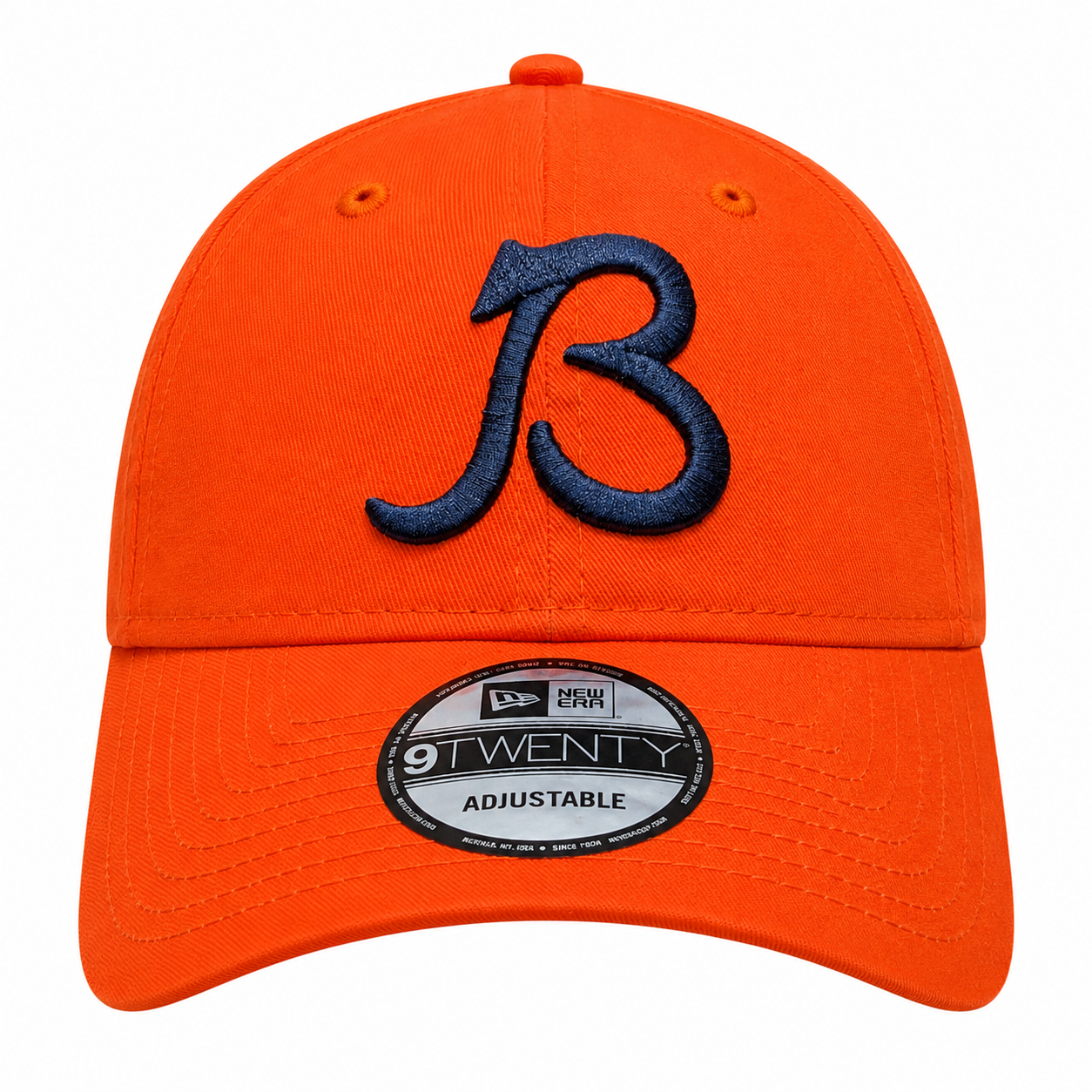 Chicago Bears New Era B Logo Orange 9TWENTY Adjustable Hat