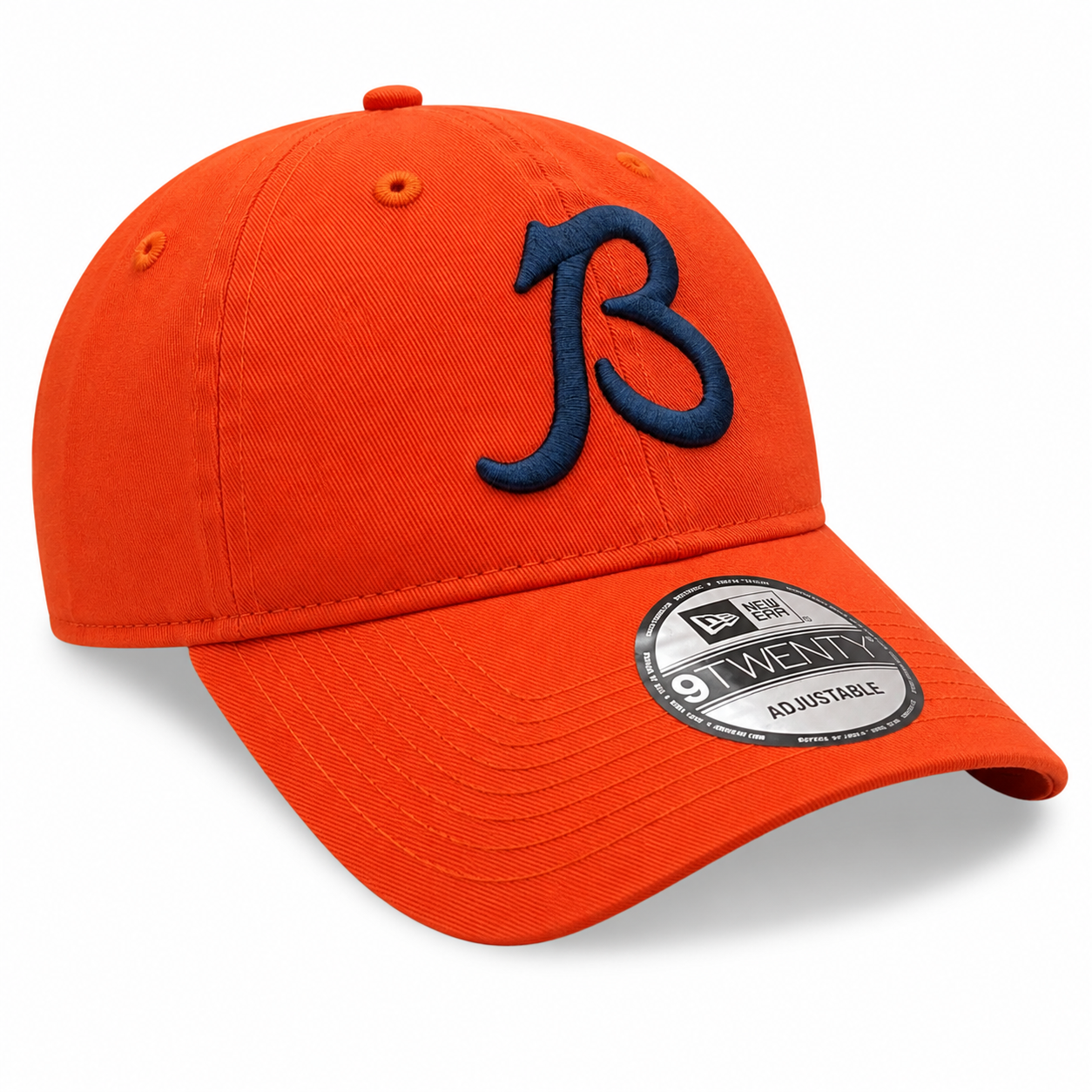 Chicago Bears New Era Orange B Gridiron 9TWENTY Adjustable Hat