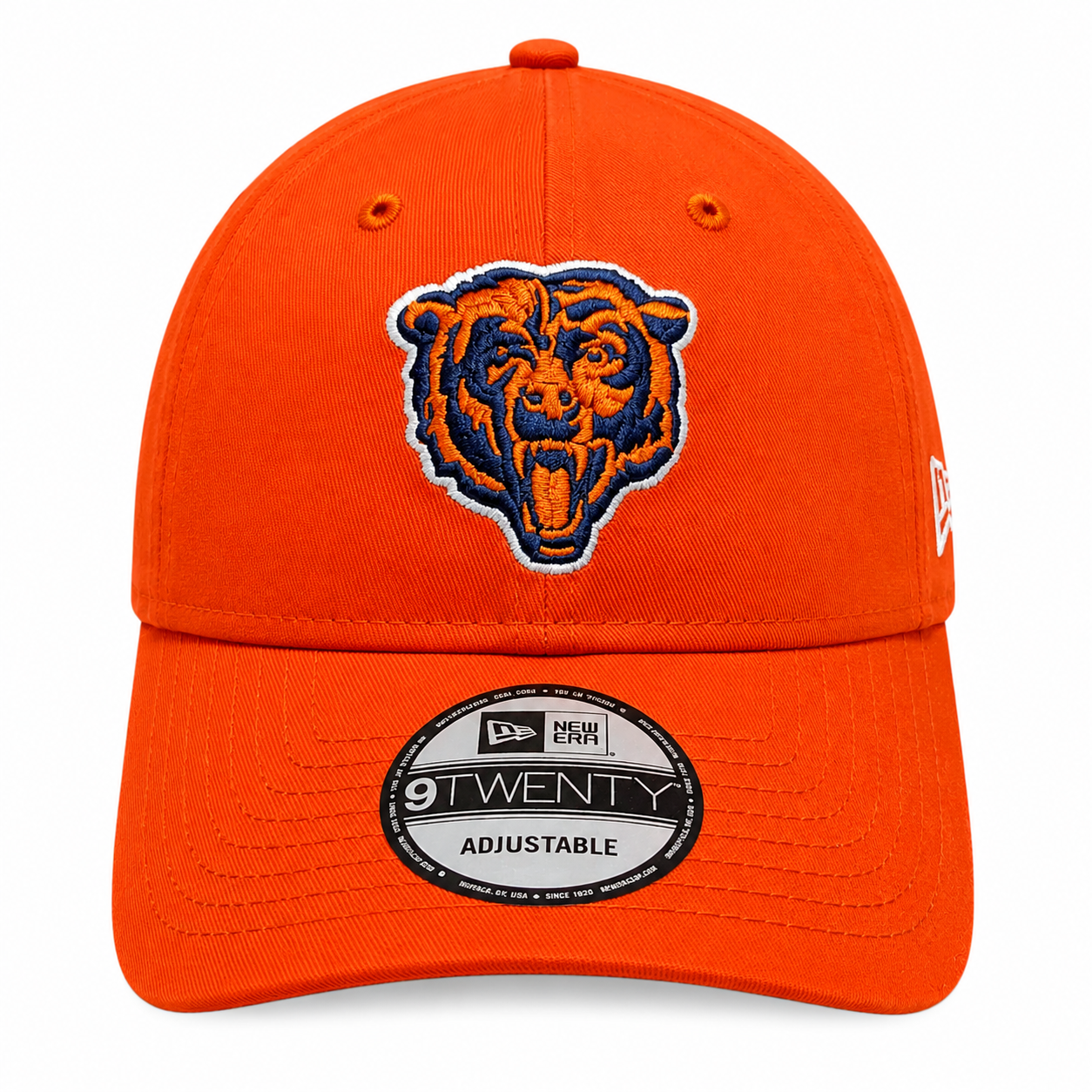 Chicago Bears New Era Primary Orange 9TWENTY Adjustable Hat