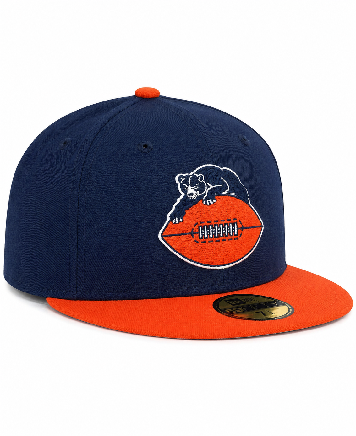 Chicago Bears Historic 2 Tone Navy/Orange New Era 59FIFTY Fitted Hat
