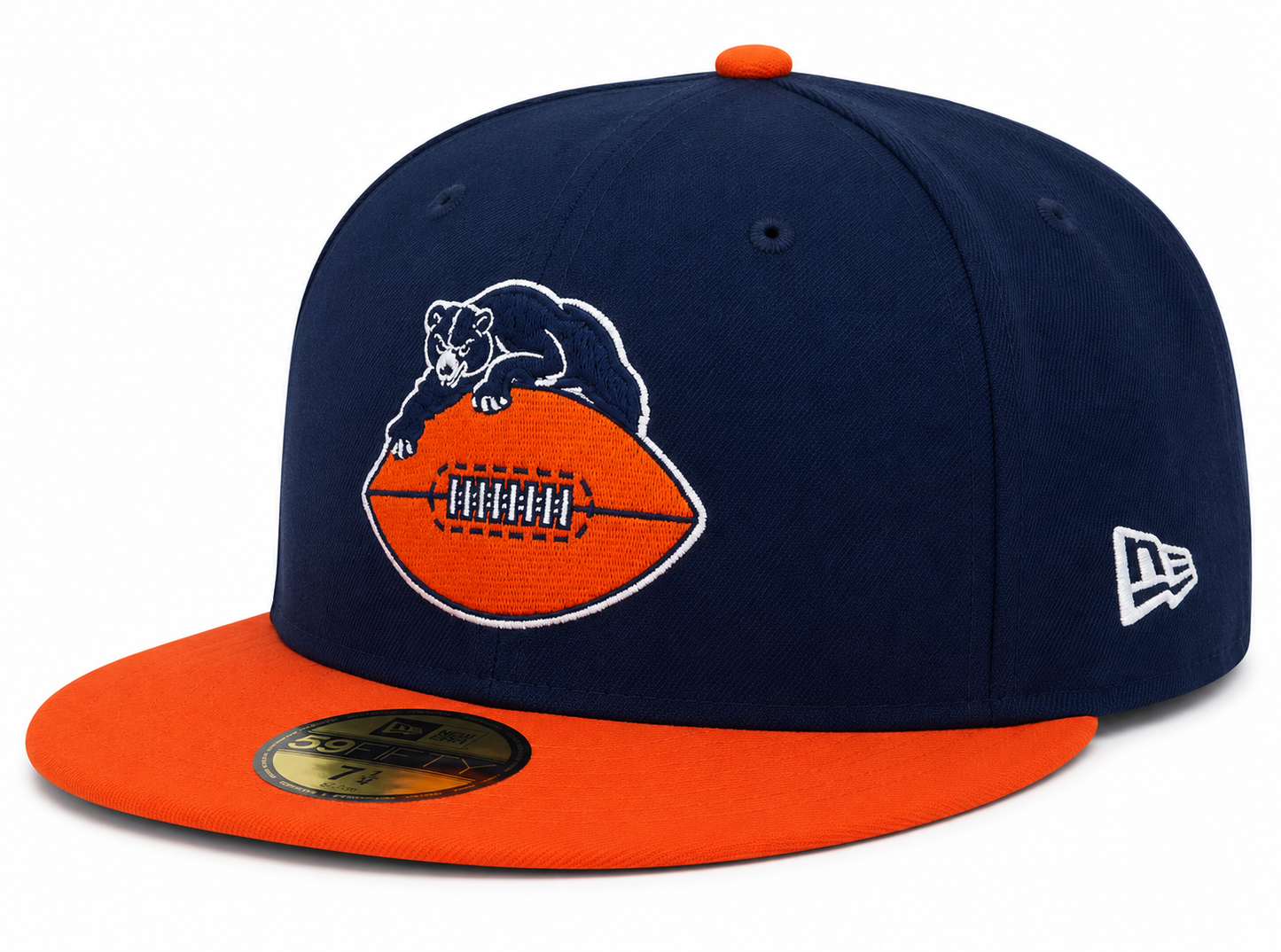 Chicago Bears Historic 2 Tone Navy/Orange New Era 59FIFTY Fitted Hat