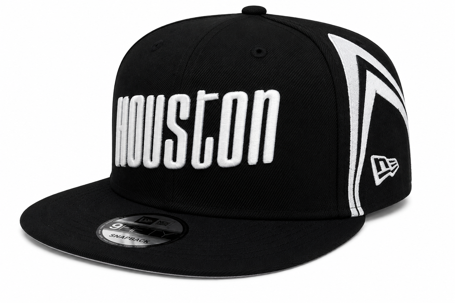Houston Rockets NBA 2021-2022 City Edition Black New Era 9FIFTY Snapback Adjustable Hat