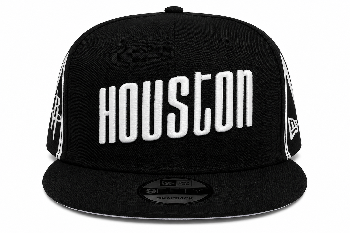 Houston Rockets NBA 2021-2022 City Edition Black New Era 9FIFTY Snapback Adjustable Hat