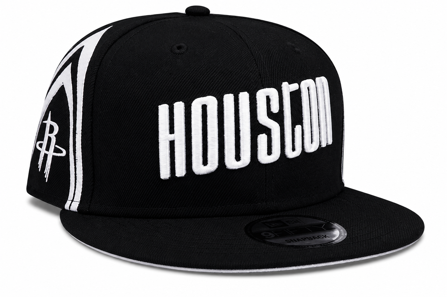 Houston Rockets NBA 2021-2022 City Edition Black New Era 9FIFTY Snapback Adjustable Hat