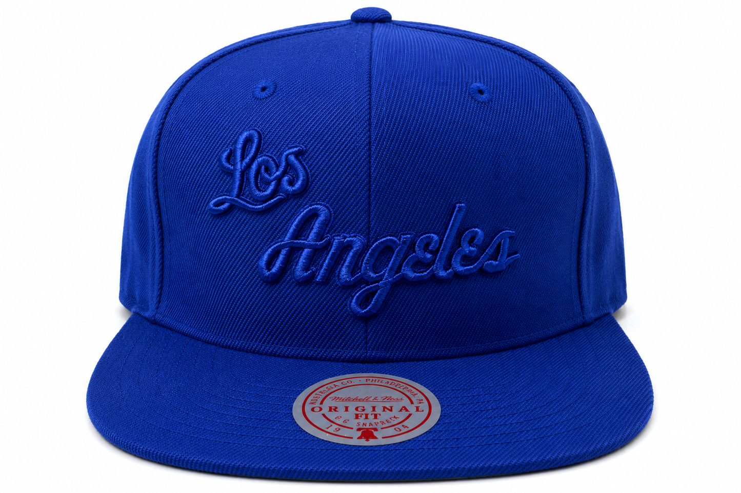 Los Angeles Lakers Mitchell & Ness Tonal Eclipse Snapback Hat- Blue