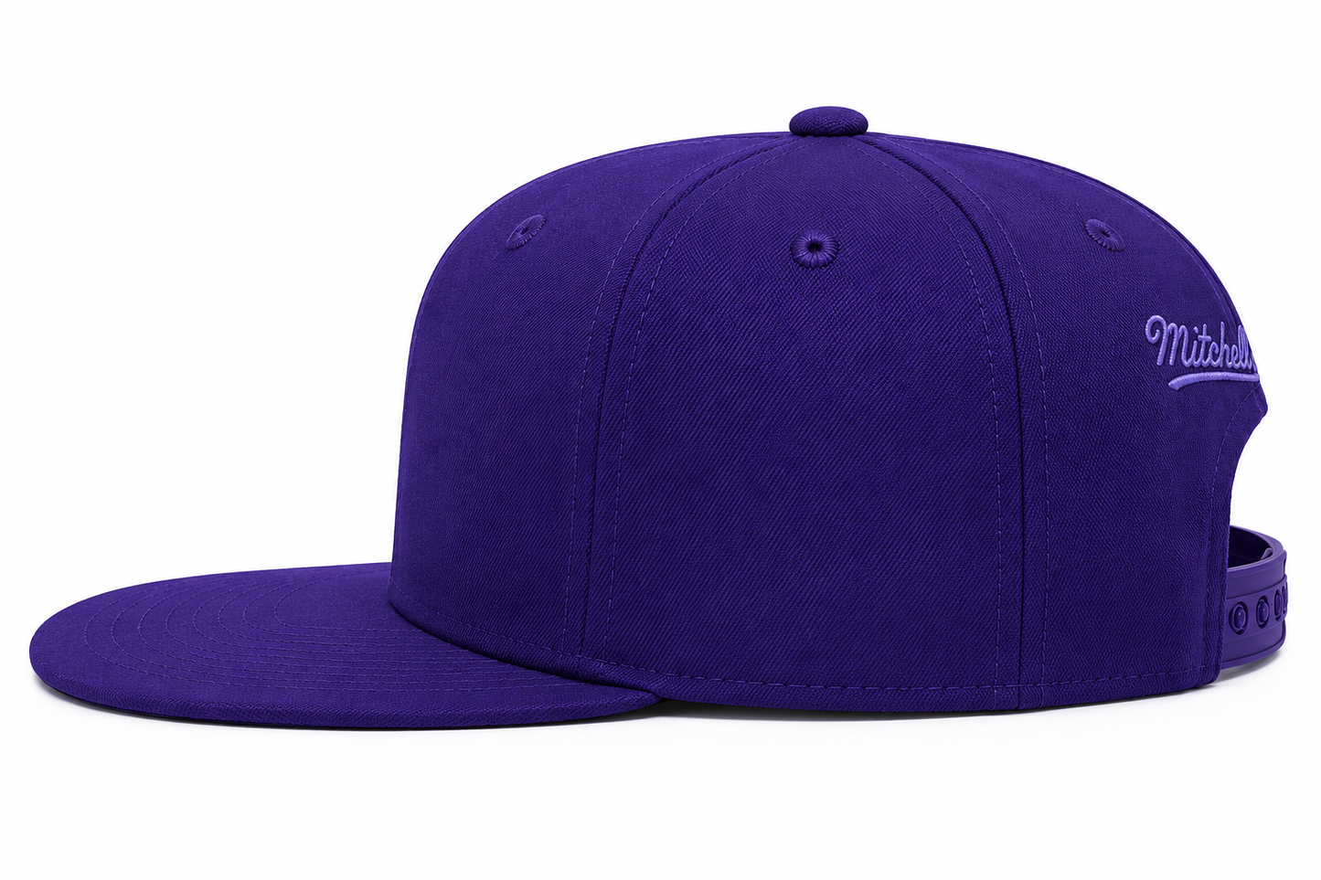 Los Angeles Lakers Mitchell & Ness Tonal Eclipse Snapback Hat- Purple