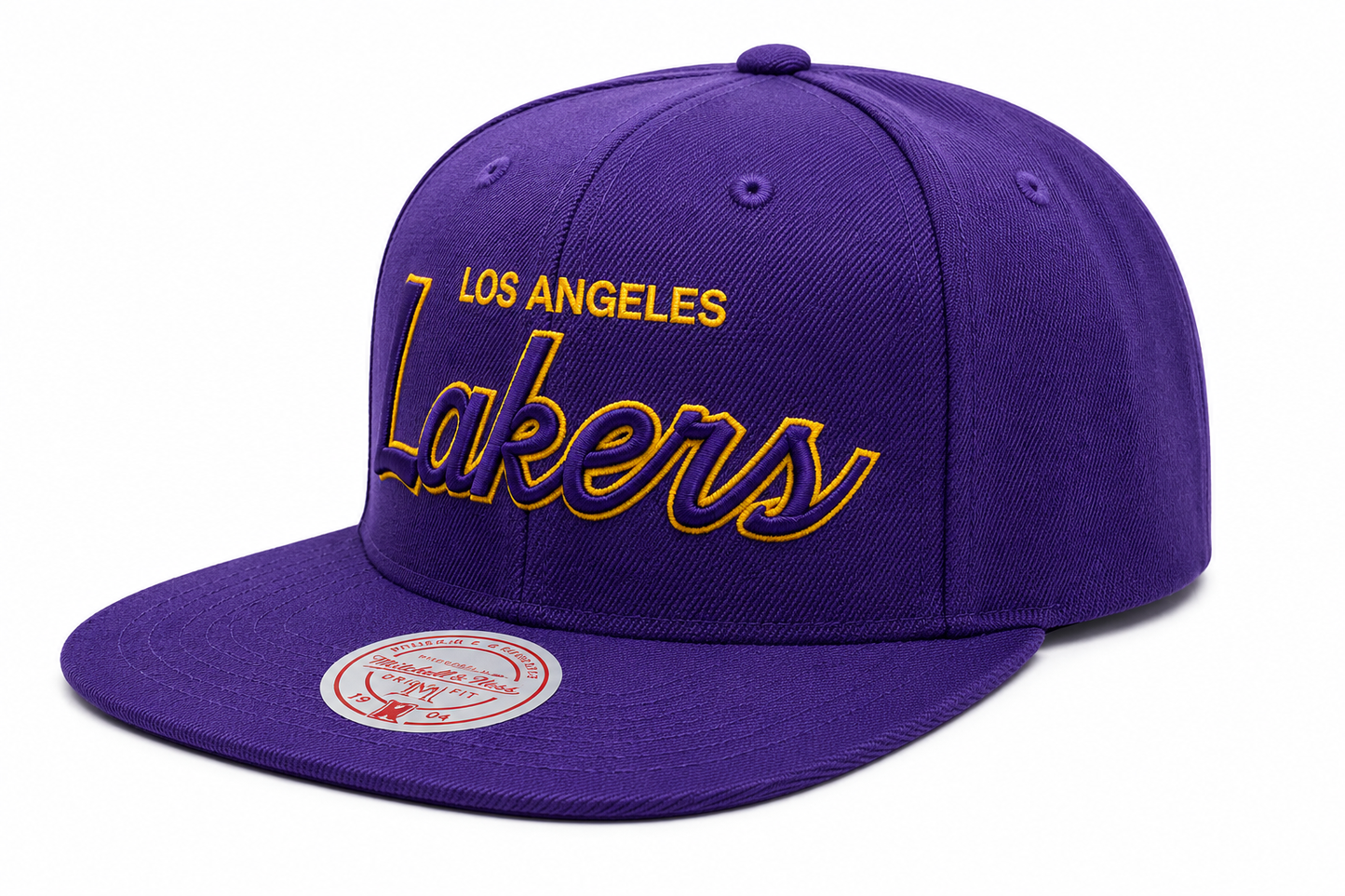 Men's Los Angeles Lakers Mitchell & Ness Champ Year Trophy Snapback Hat