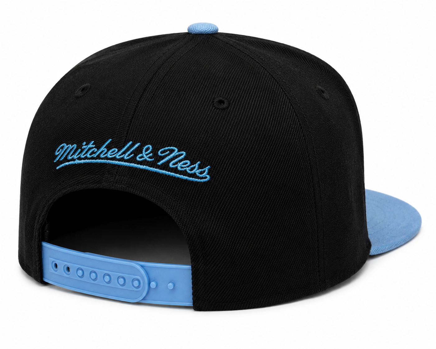 Men's Denver Nuggets Mitchell & Ness Hardwood Classics Reload 2.0 Snapback Hat - Black/Blue