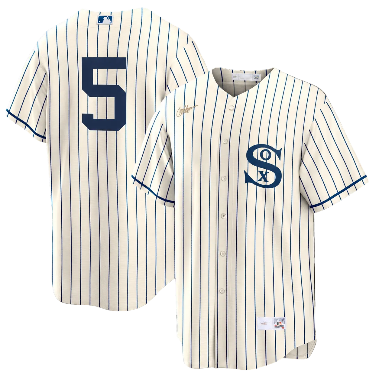 NIKE Men's Chicago White Sox Munetaka Murakami #5 Field of Dreams Cream Cooperstown Collection Replica Jersey