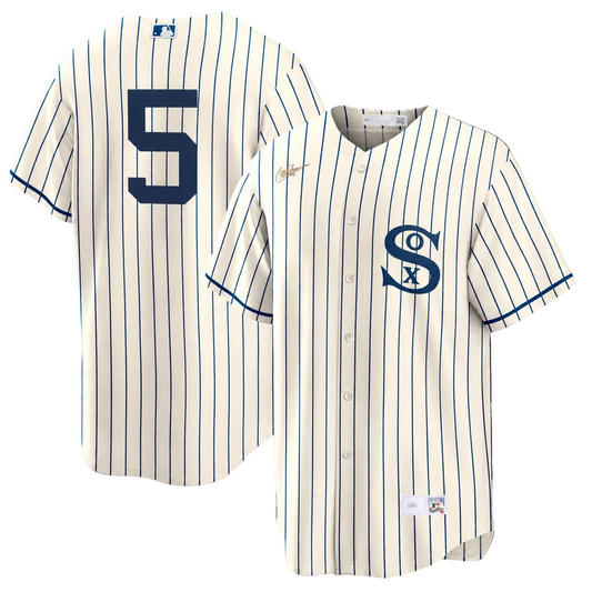 NIKE Men's Chicago White Sox Munetaka Murakami #5 Field of Dreams Cream Cooperstown Collection Replica Jersey