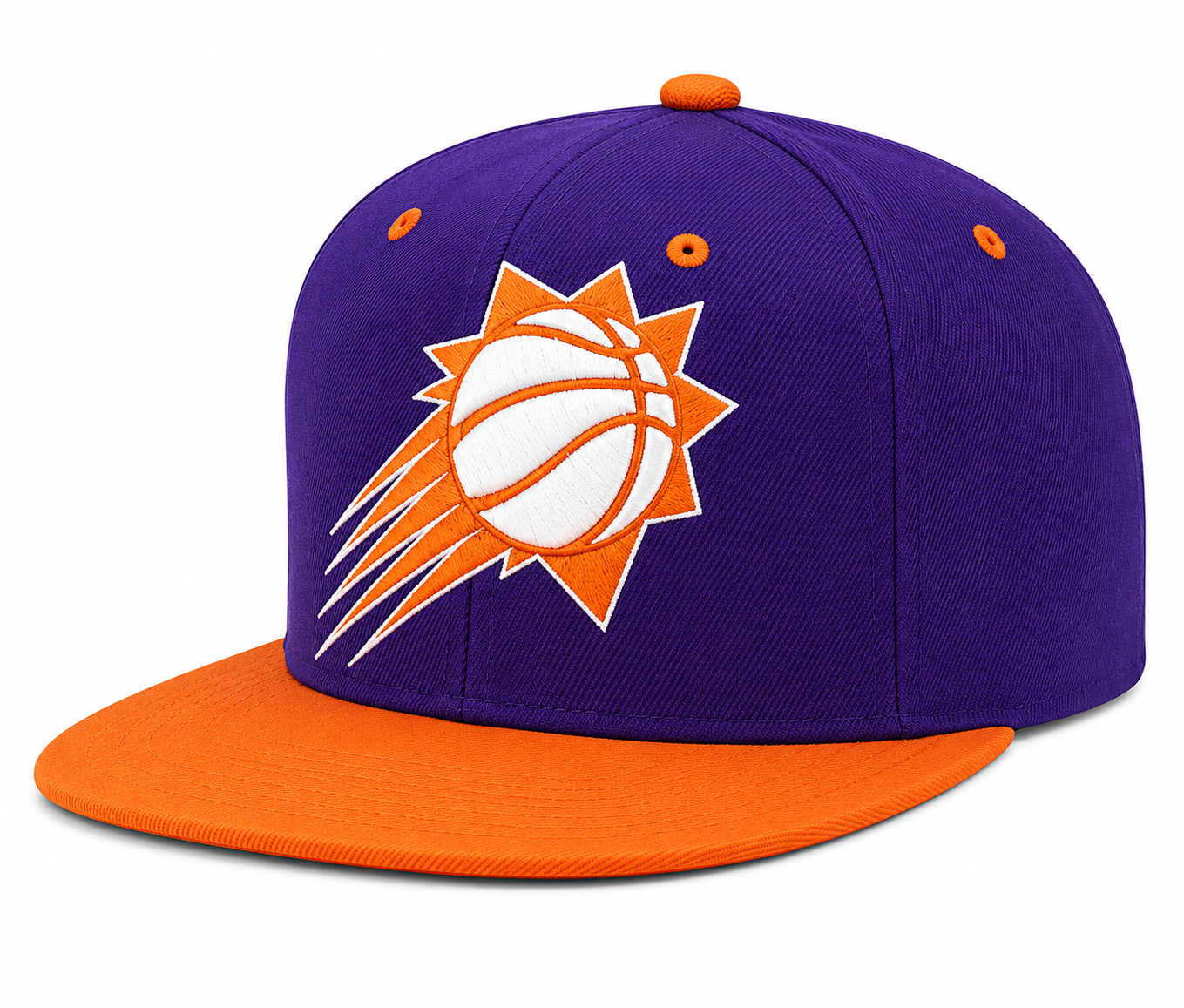 Mitchell & Ness Phoenix Suns Purple/Orange XL Pop Team Adjustable Snapback Hat