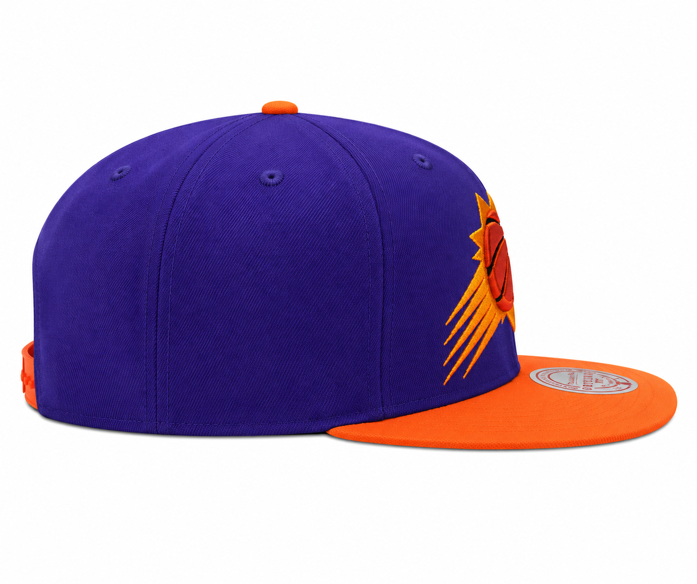 Men's Mitchell & Ness Phoenix Suns Basic Core Purple/Orange Adjustable Snapback Hat