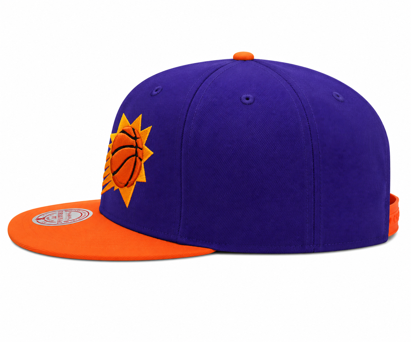 Men's Mitchell & Ness Phoenix Suns Basic Core Purple/Orange Adjustable Snapback Hat