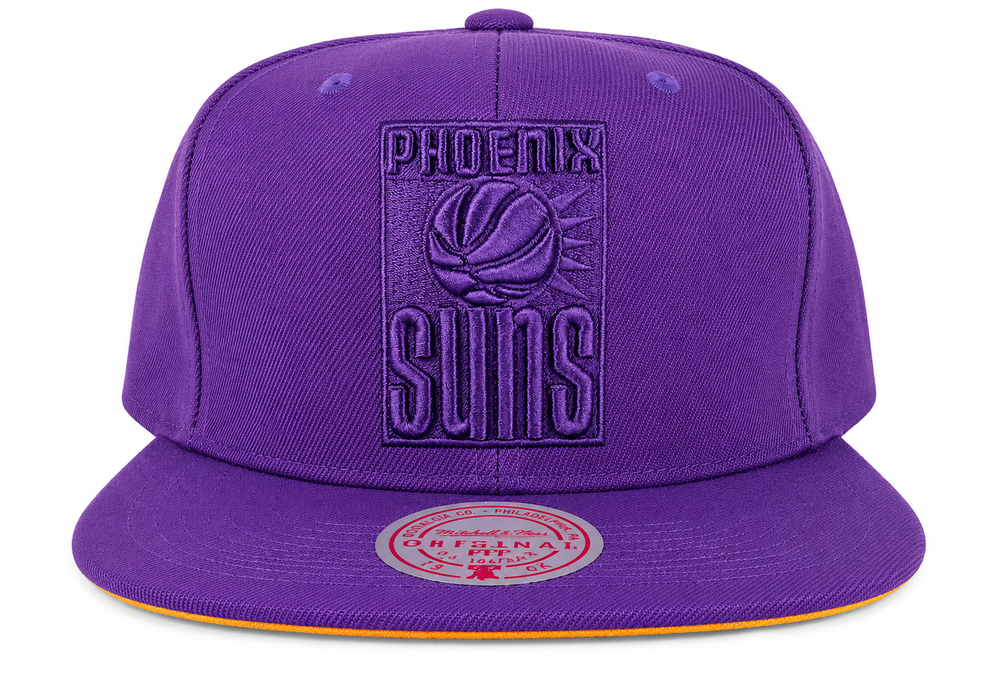 Phoenix Suns Mitchell & Ness Tonal Eclipse Snapback Hat- Purple