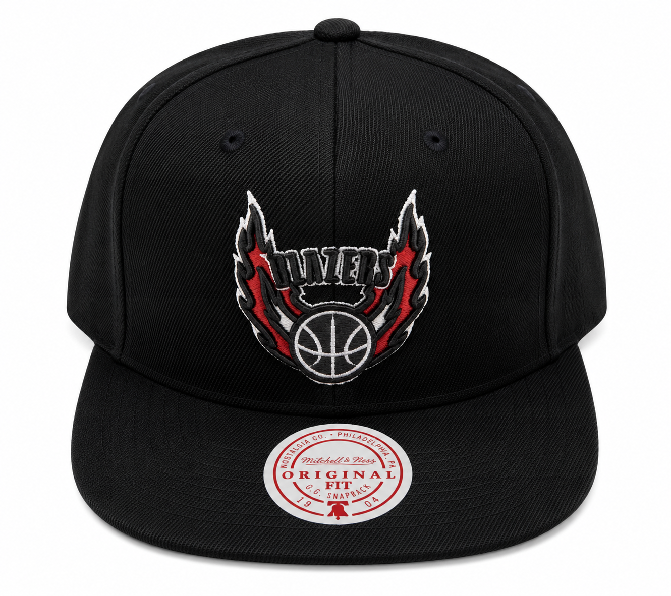 Men's Portland Trail Blazers Core Basic Black Mitchell & Ness Snapback Hat