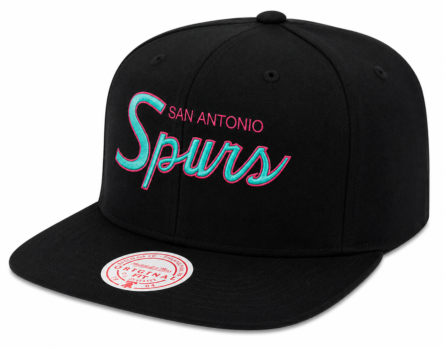 Men's San Antonio Spurs Mitchell & Ness Champ Year Trophy Snapback Hat