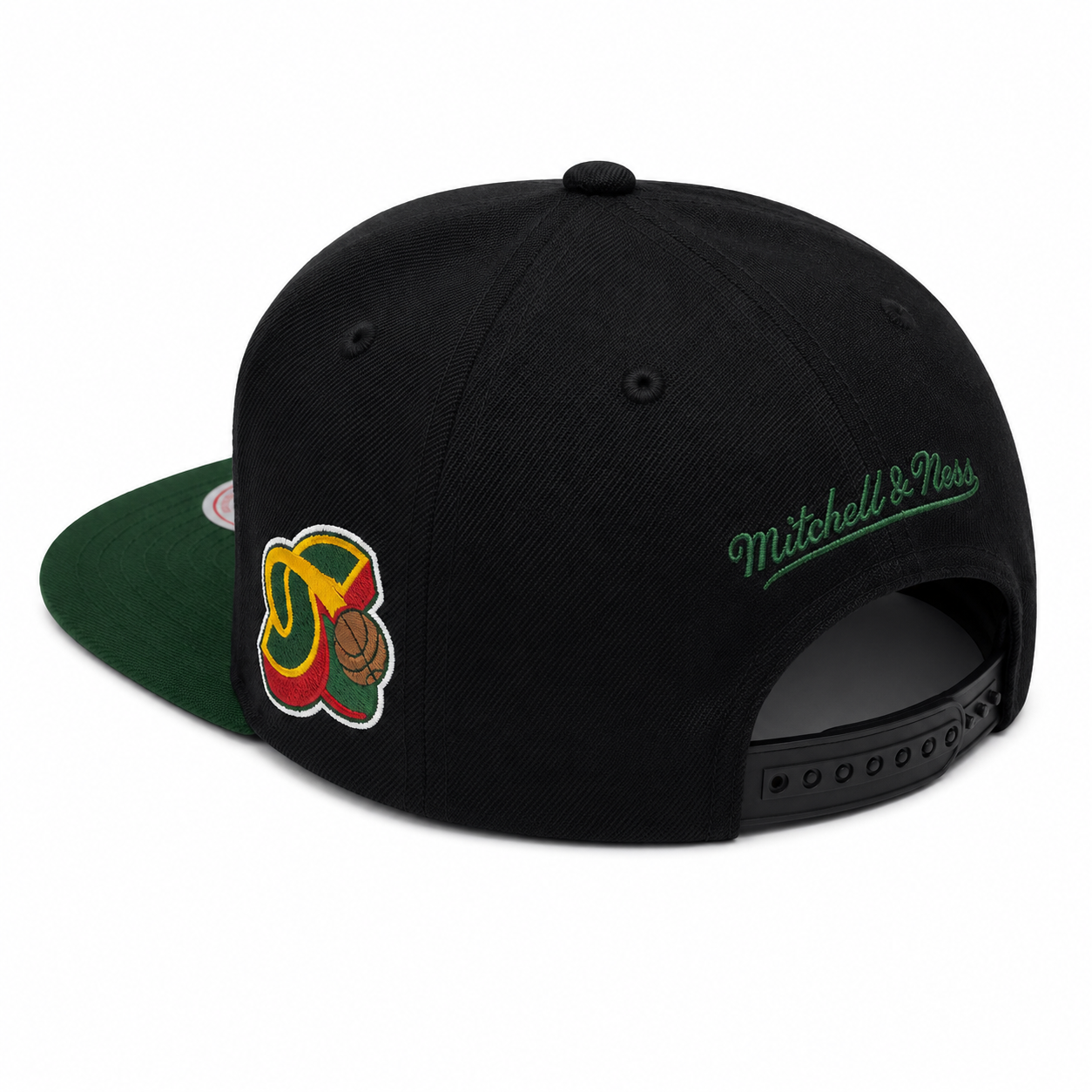 Seattle SuperSonics HWC Team Script 2.0 Mitchell & Ness Snapback Hat