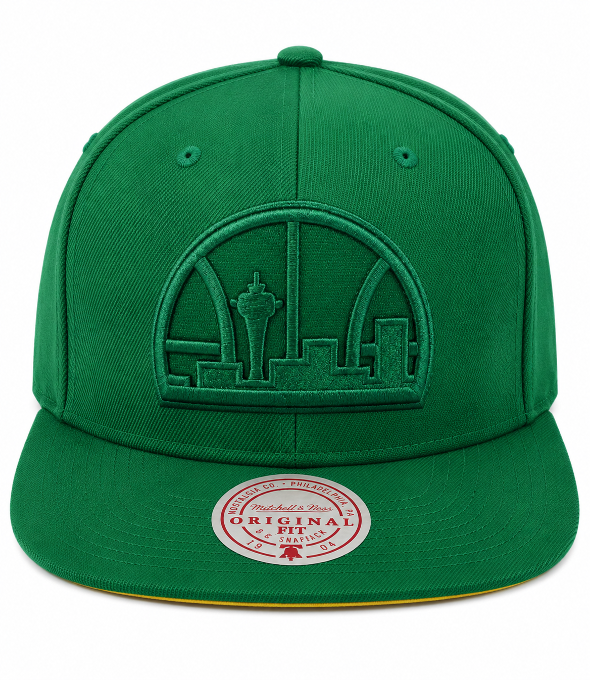 Seattle SuperSonics Mitchell & Ness Tonal Eclipse Snapback Hat- Green